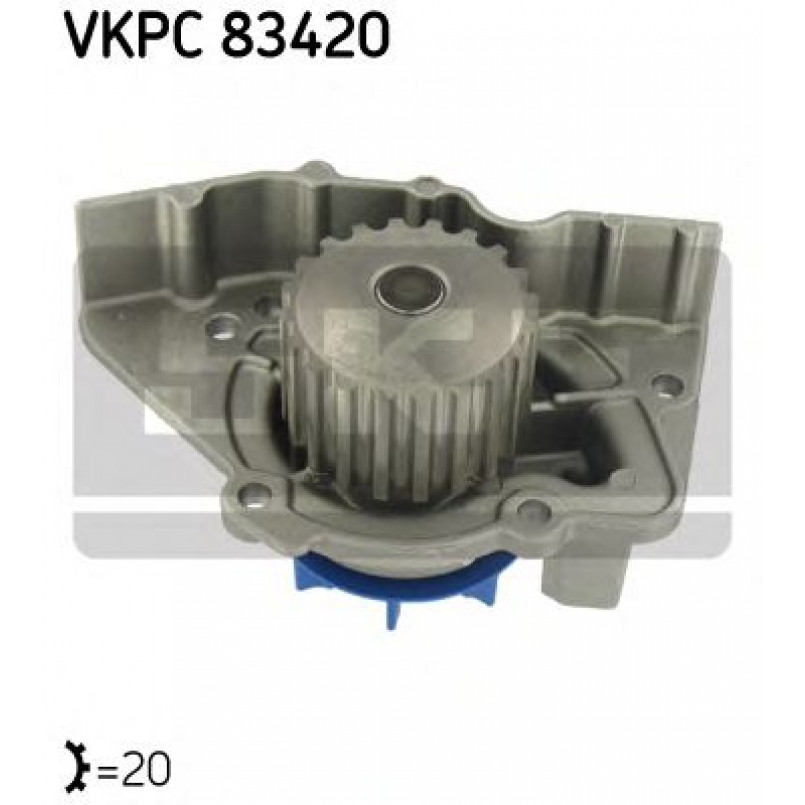 VKPC 83420 SKF - Насос охолоджуючої рідини